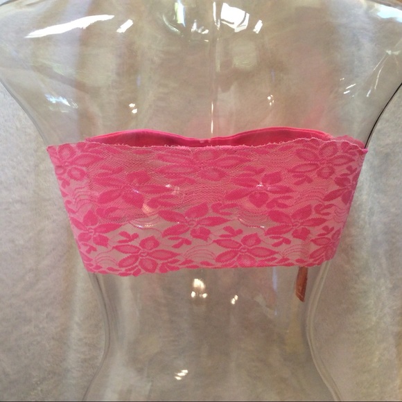 FREE W/BUNDLE/ 2 for $10/ 4 for $18 Stretch lace bandeau bralette TURQUOISE - Picture 5 of 7